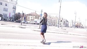 Tiny Glasses College Girl Frederica Pick Up And Fuck For Cash