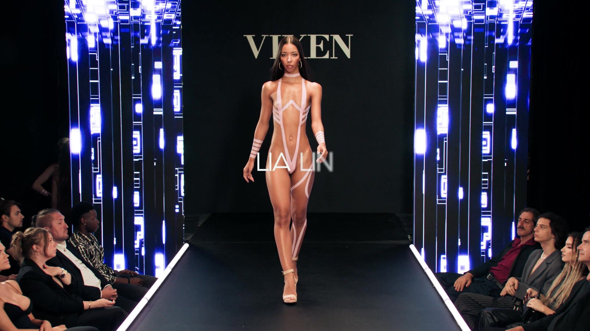 Euro lingerie models have an orgy after a fashion show