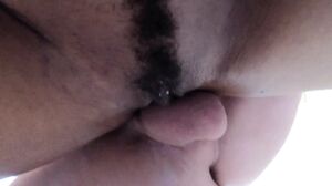 Tommy Wood - Ebony Girl Loves Anal Toy and my Cock