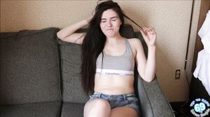 Avaline Submits To a Hard Facefuck