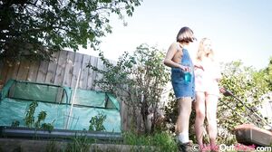 GirlsOutWest - Lexi And Ruby Tuesday Yard Work