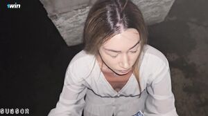 NastyStuf Girl - Anal fuck with milf on the first date in the rain on the street. Really extreme