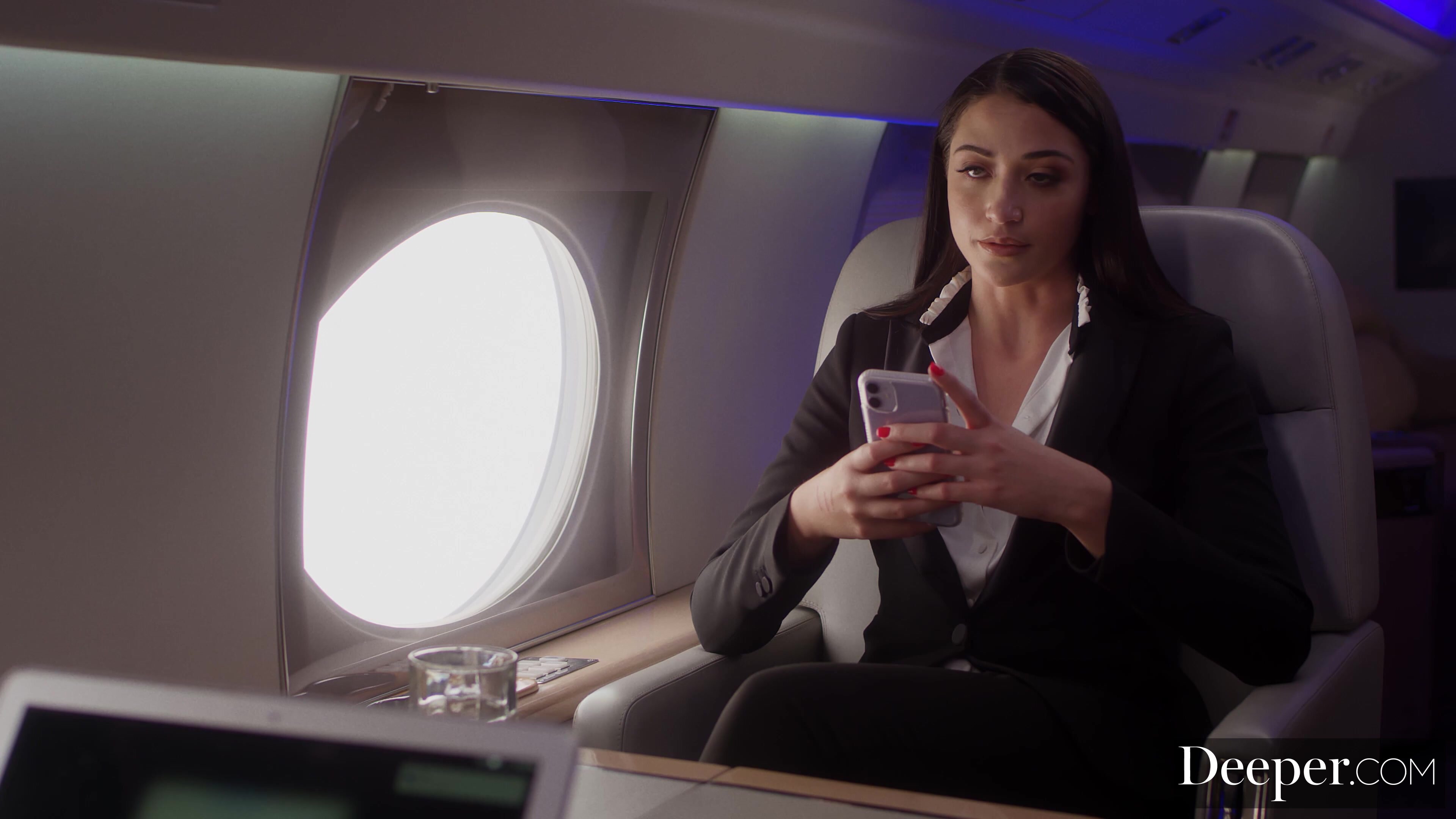 Angela White - Strangers on a Plane in 4K