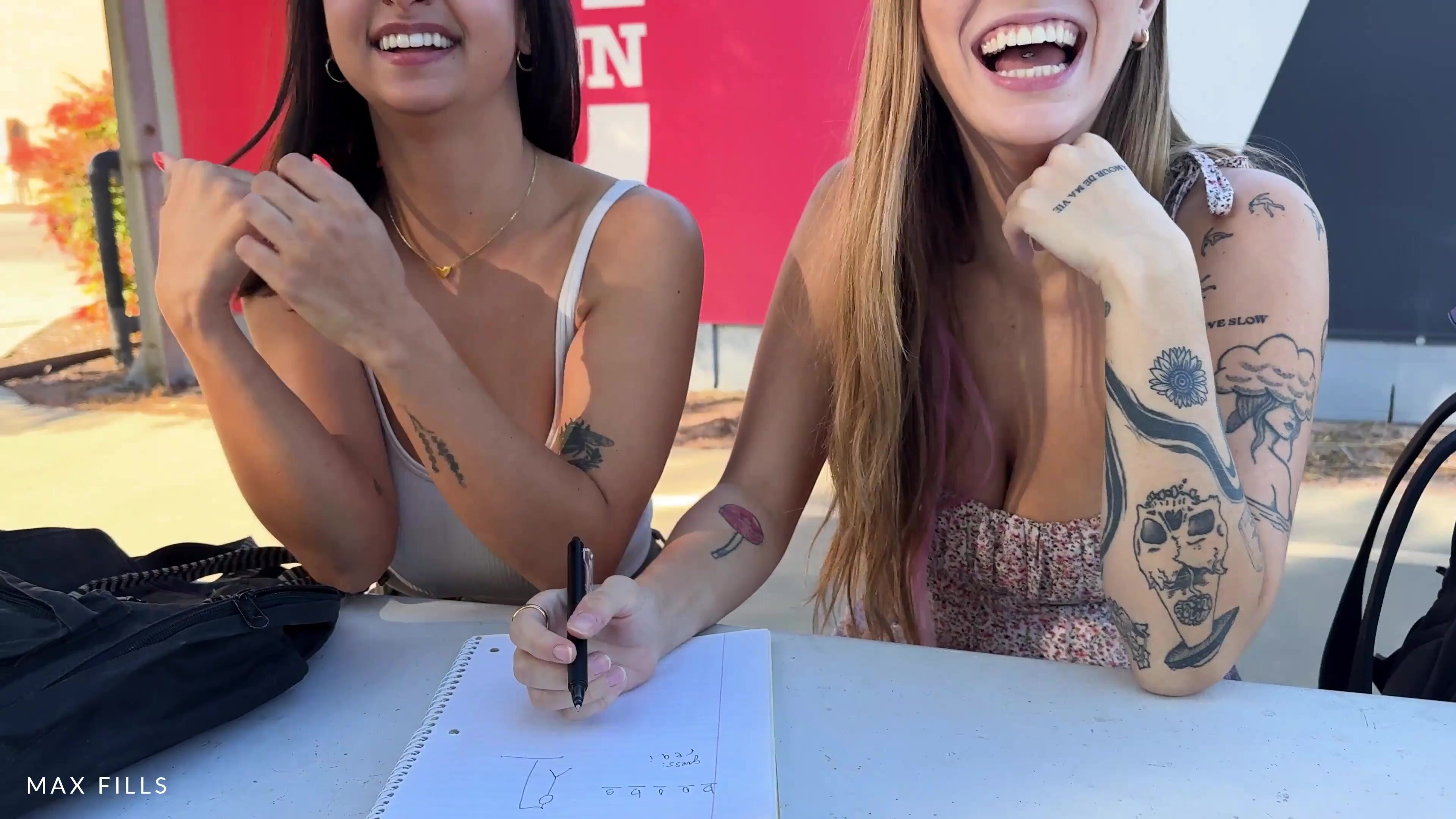 Hailey Rose & Angel Youngs Horny Threesome