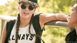 Gia Derza, Savannah Sixx - The Skater Girl in HD