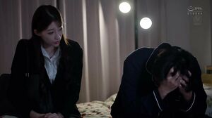 JUR-286 Beautiful lingerie, married insurance saleswoman Hoshimiya Ichika gets her punishment stained with saliva and semen