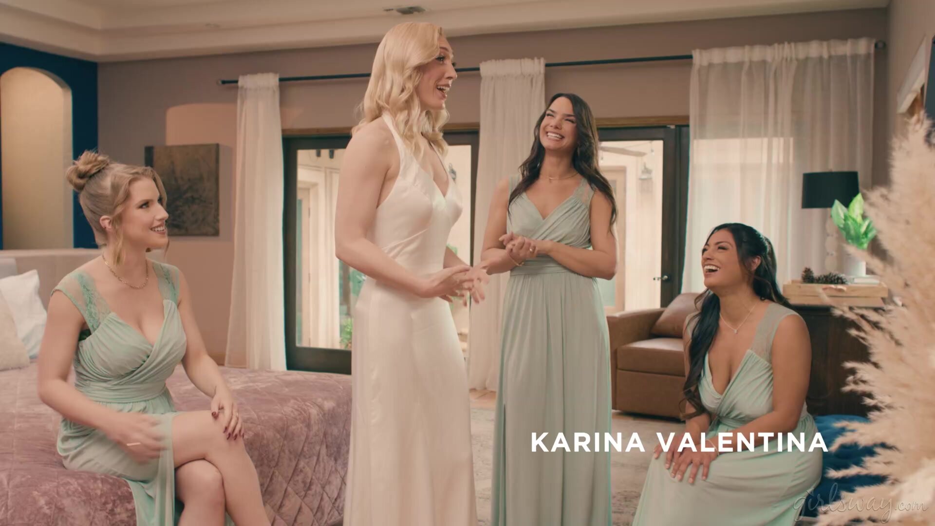 GirlsWay - Lily Labeau Octavia Red Ivy Ireland And Karina Valentina