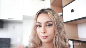 Morganita Brux, 20 years old very pretty face Brazilian, fucked by 4 huge cocks & drinks pee (DAP, Pissing, Anal, gangbang 5on1, ATM, monster cock) OB496