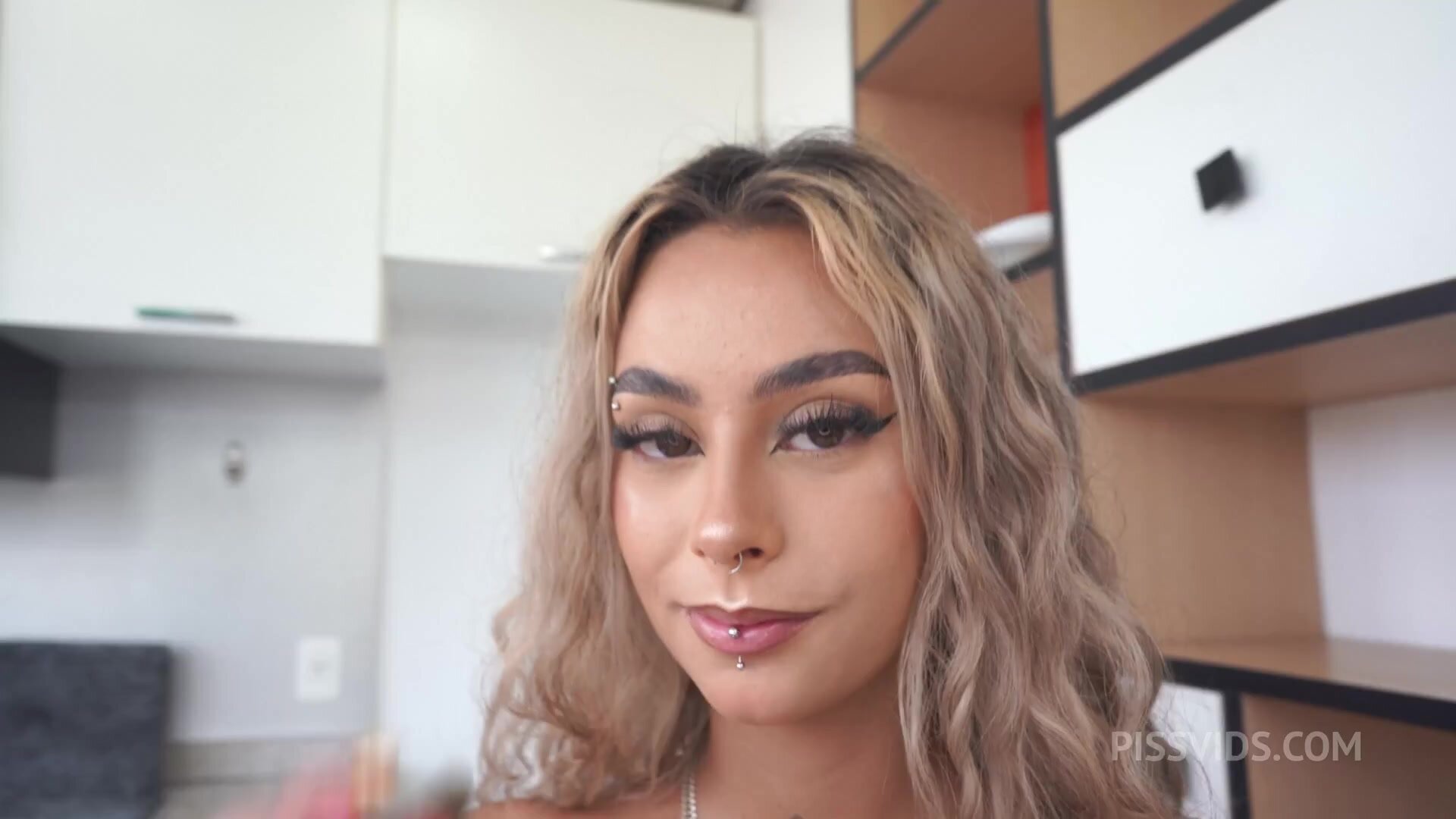 Morganita Brux, 20 years old very pretty face Brazilian, fucked by 4 huge cocks & drinks pee (DAP, Pissing, Anal, gangbang 5on1, ATM, monster cock) OB496