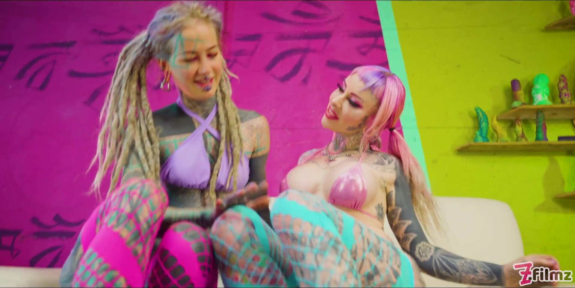 Z-Filmz - Anuskatzz And Kellie Panther Cum