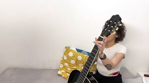 Lena - She Takes A Guitar Lesson But Not Only That