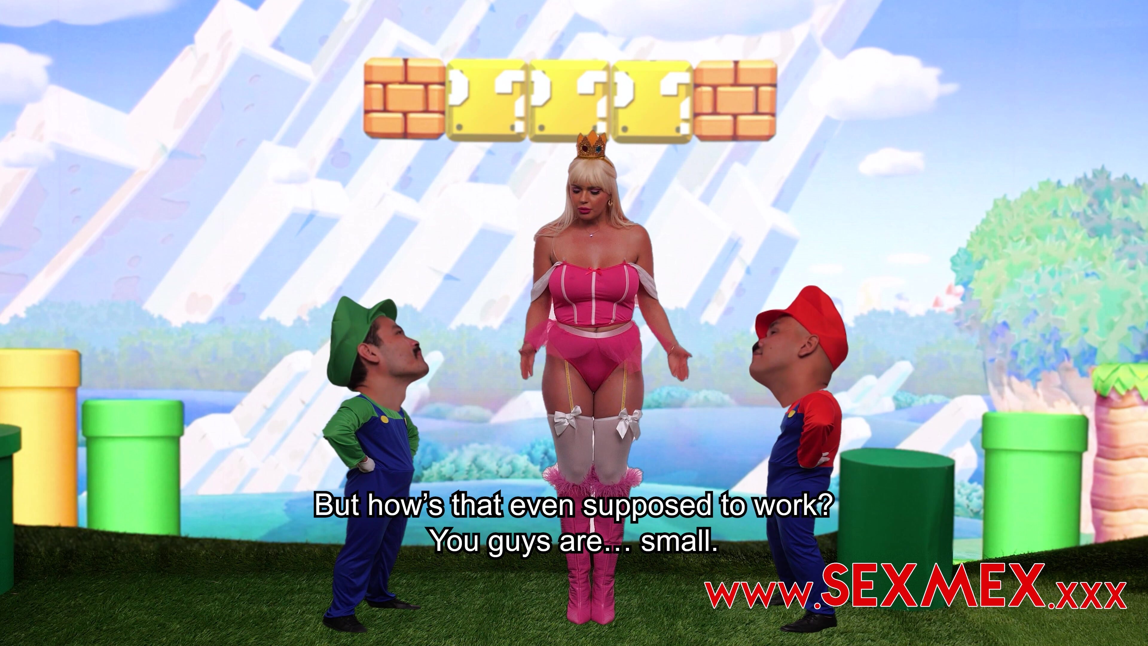 Emily Thorne - Princess Peech Rewards The Bros in 4K