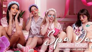 Lana Smalls, Aria Sloane - Sorority Hookup. Spa Day