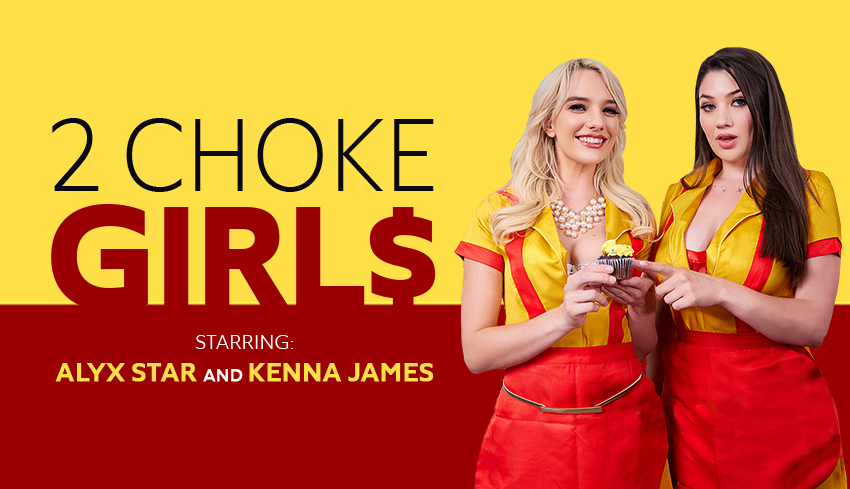 Kenna James, Alyx Star - 2 Choke Girl$ in HD