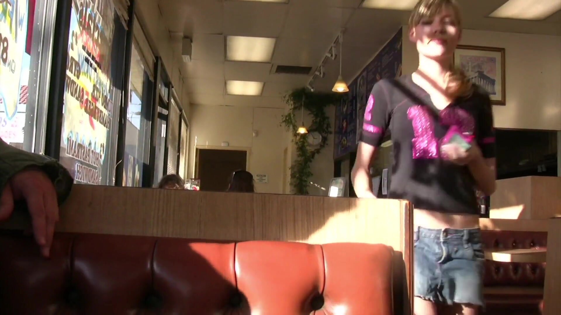 Nicole Ray - Naughty Blonde Teen Gets Fucked In Public Toilet, On Rooftop And Car