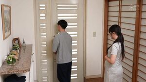JUR-330 During my wife's pregnancy, I was even forbidden to masturbate, so I ended up having sex with my stepmother, Iroha, who came to Tokyo, over and over again... Morinaga Iroha
