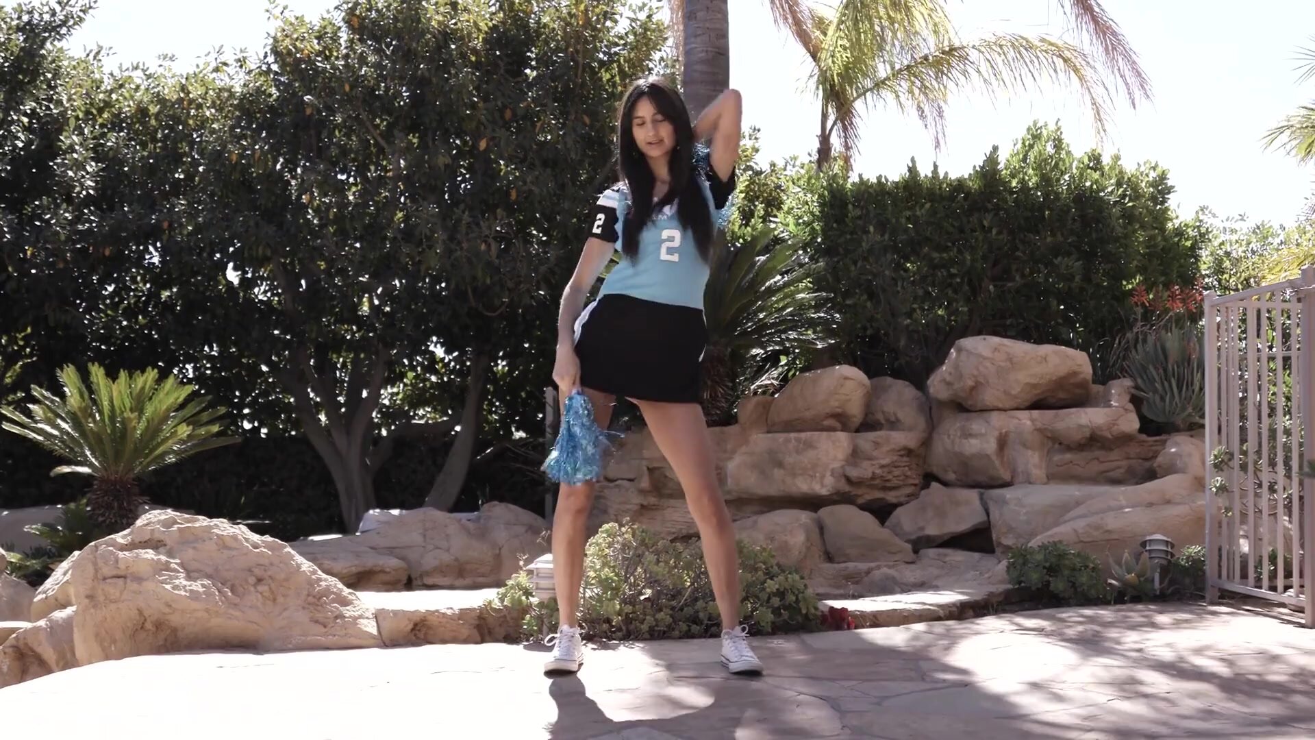 Eliza Ibarra - Cute Teen Latina Cheerleader Gets Fucked