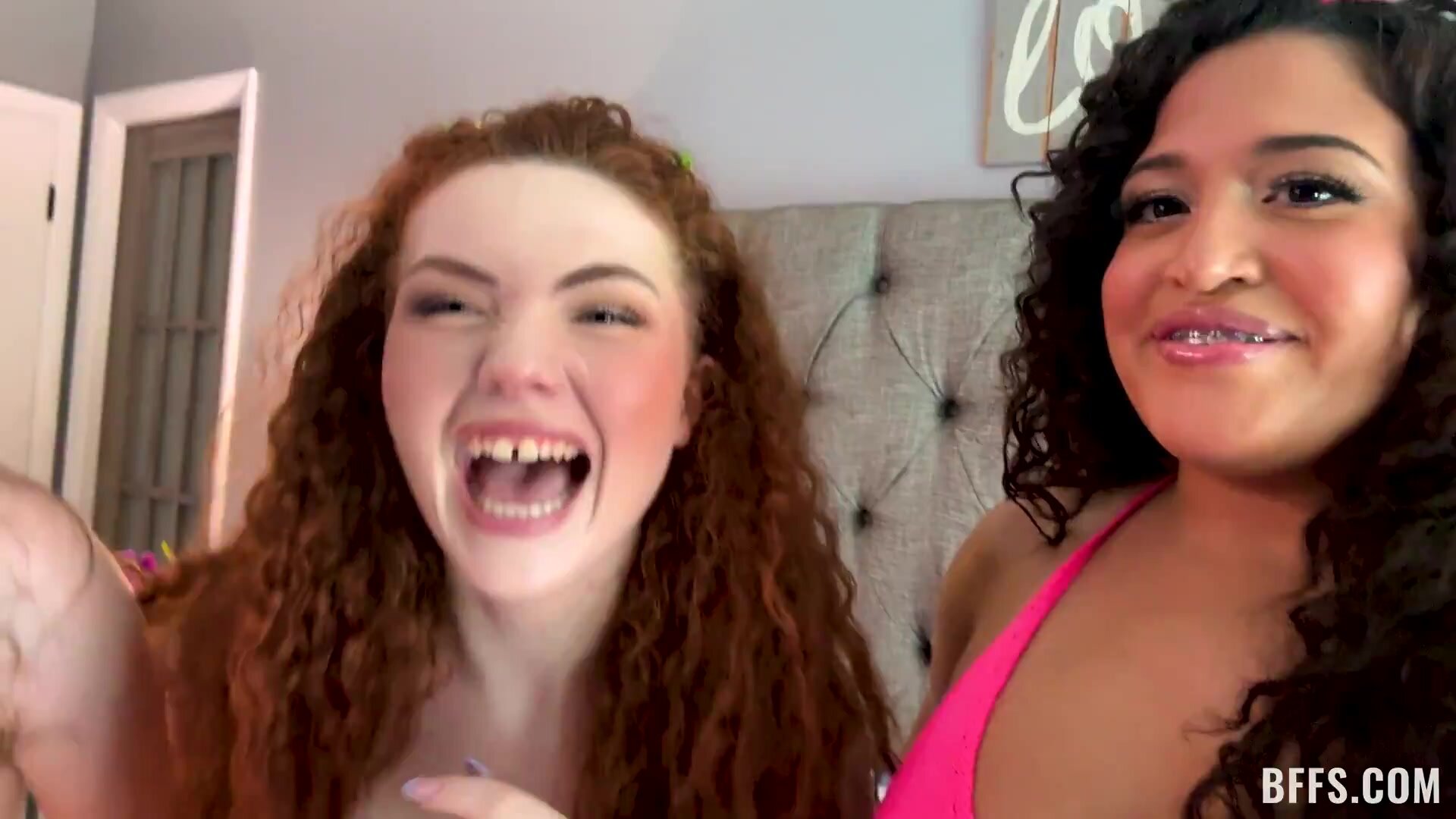 Brina Scarlet, Fun Sized Megan and Lil Bet Saunders - BFFs Day Sex Games