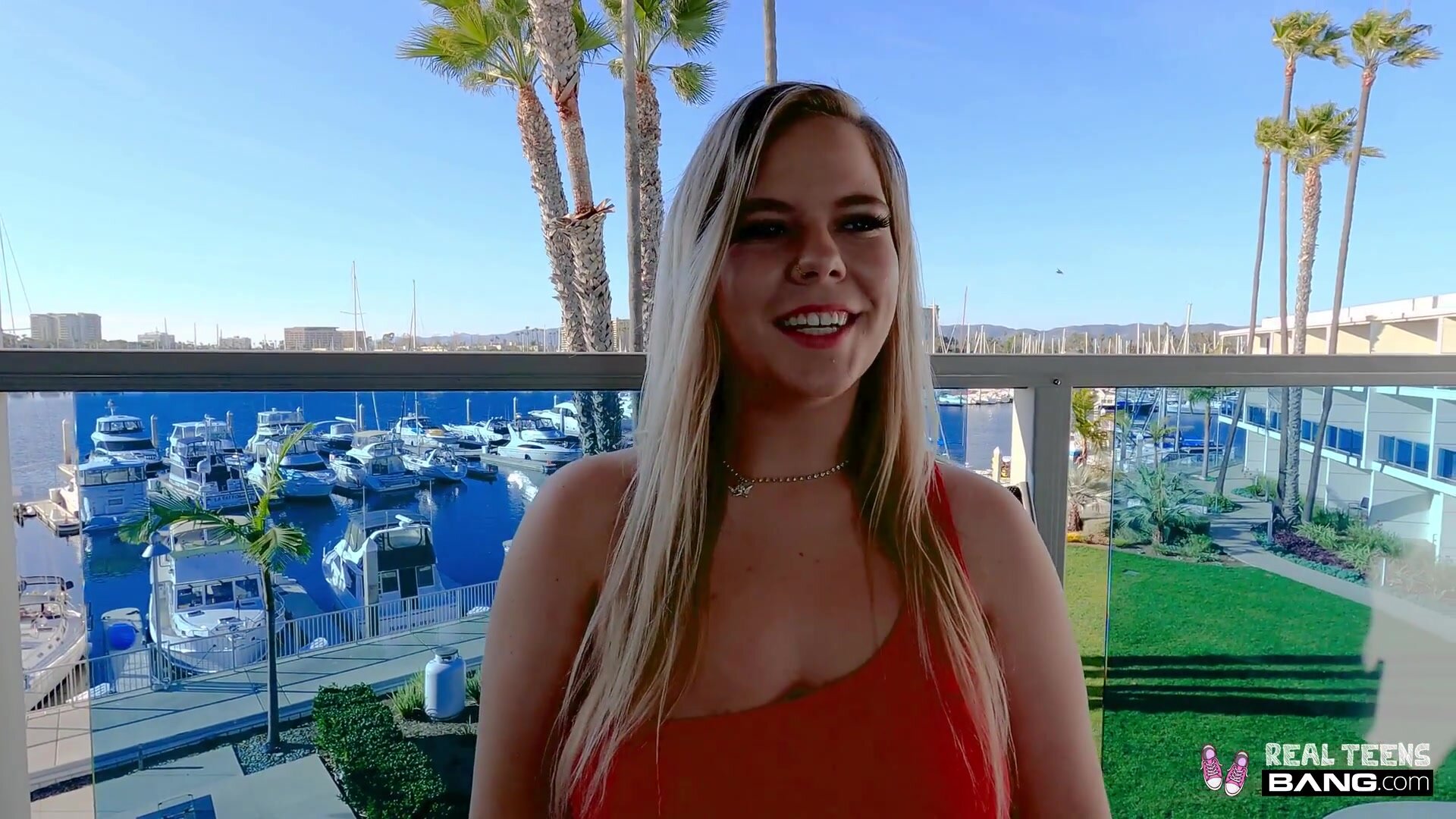 Percy Sires is a smoking hot blondie with massive natural tits in HD