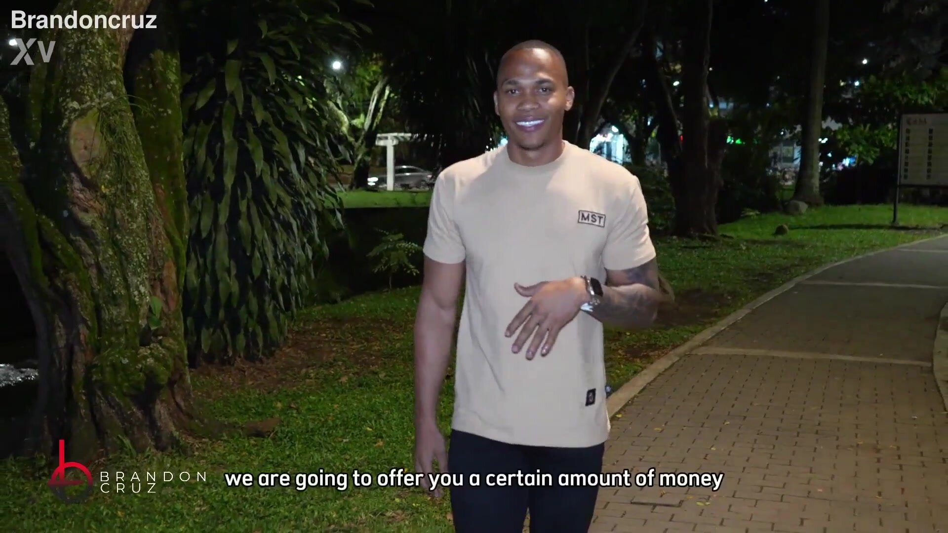 BBC offers money to a woman on the street to make a porn video - Brandon Cruz & Kataleya Gil
