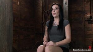 Aria Aspen - Tattooed Hottie is Made to Submit to Five Guys