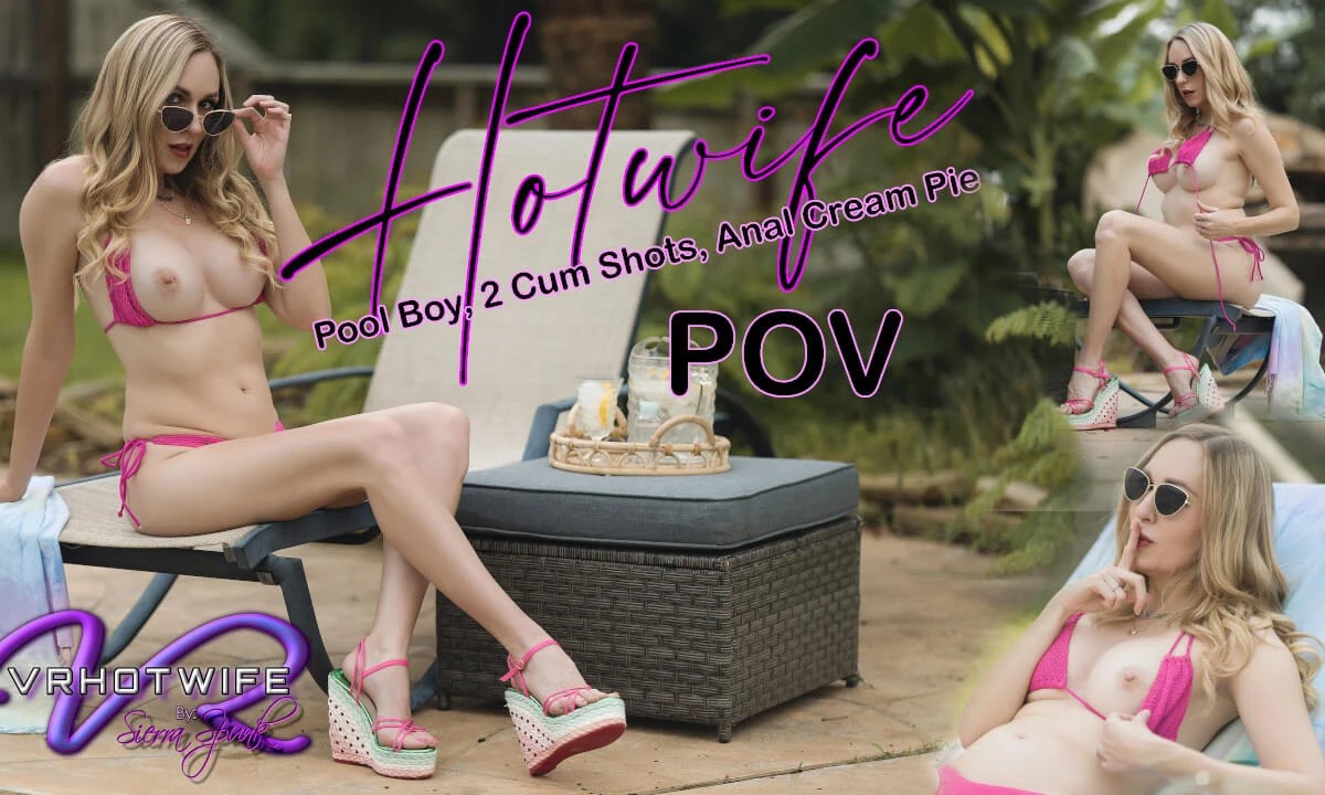 Sierra Spunk - POV Hotwife Anal With Poolboy in 4K
