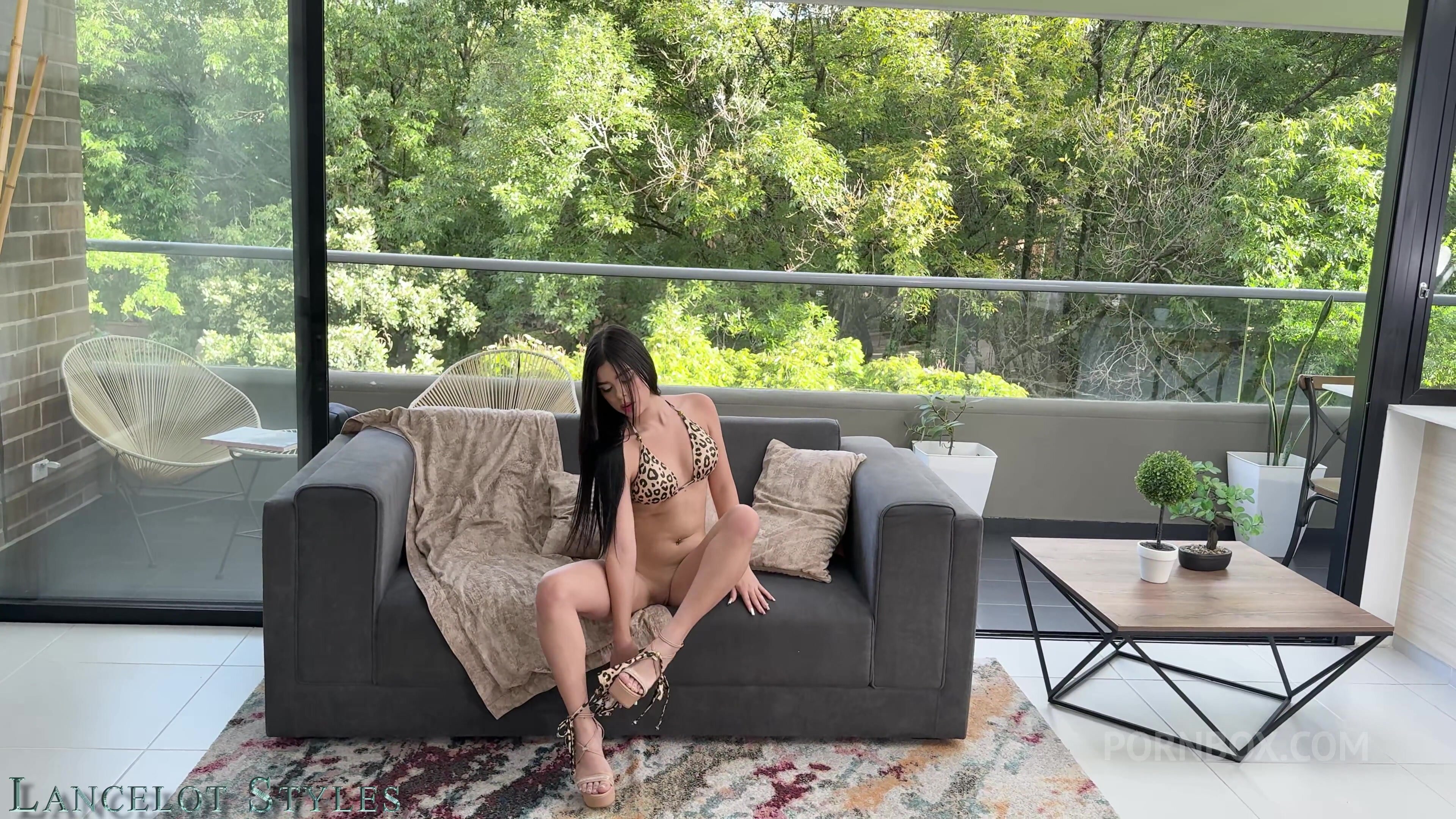 Sexy 18 yo Celeste ghill first DP interracial big gape