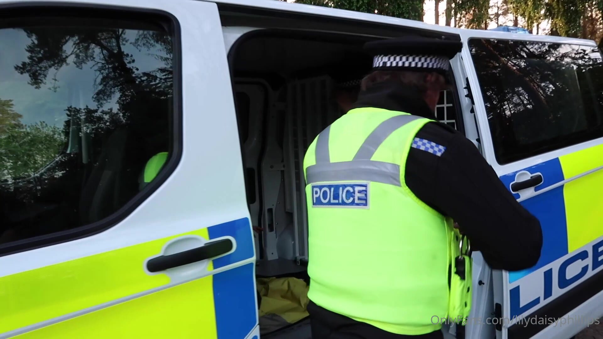 OnlyFans - Lily Phillips - Police Van Fuck