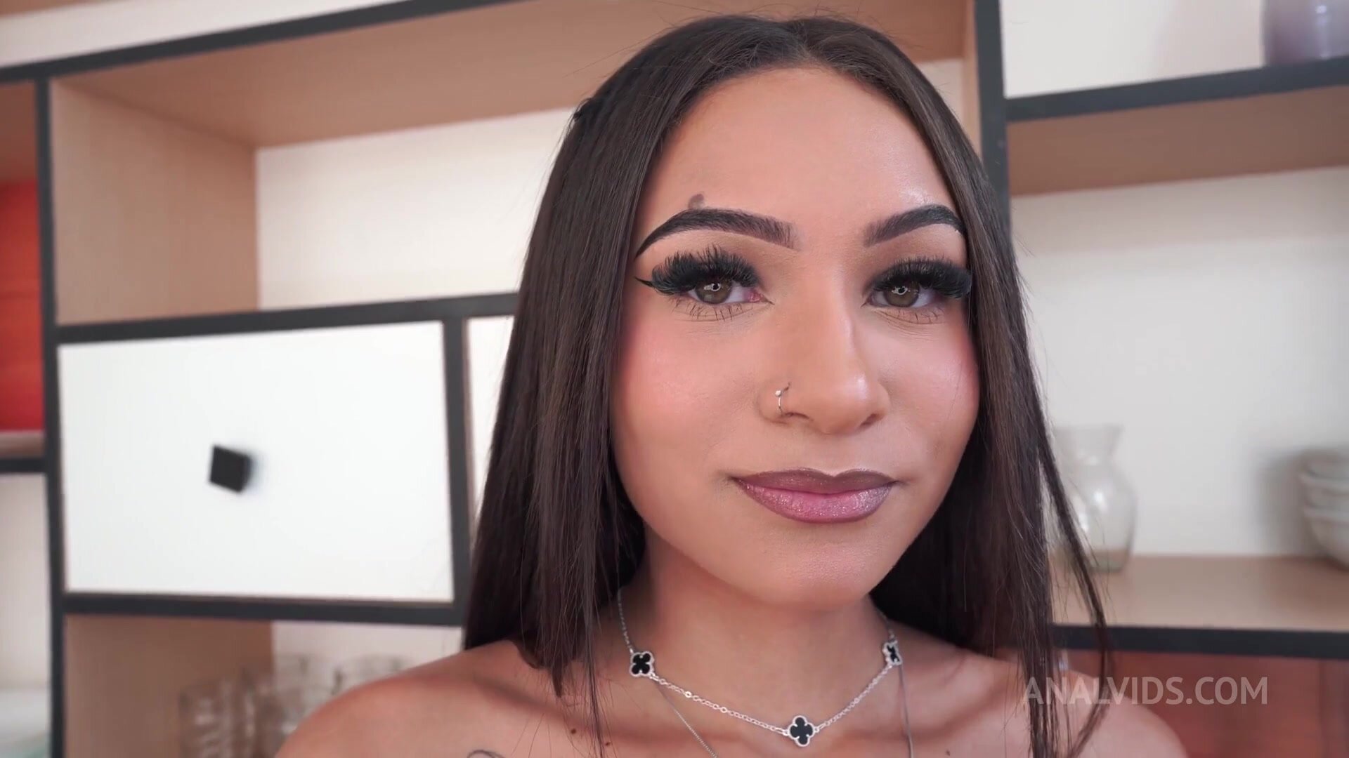Barely 18y Brazilian, Agatha Santos first ever porno scene (Anal, 1on1, teen 18+, Dirty talk, BBC, huge gape) OB497 in HD