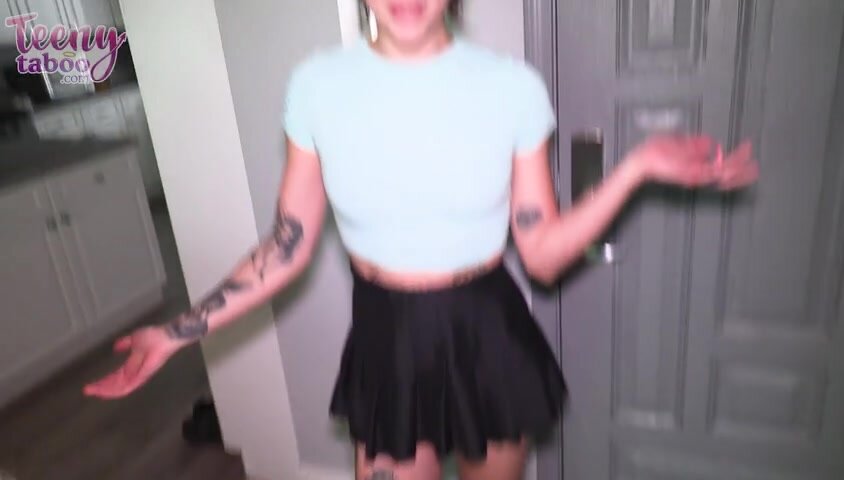 Short hair Nova Flame gets dick up her butt by neighbor