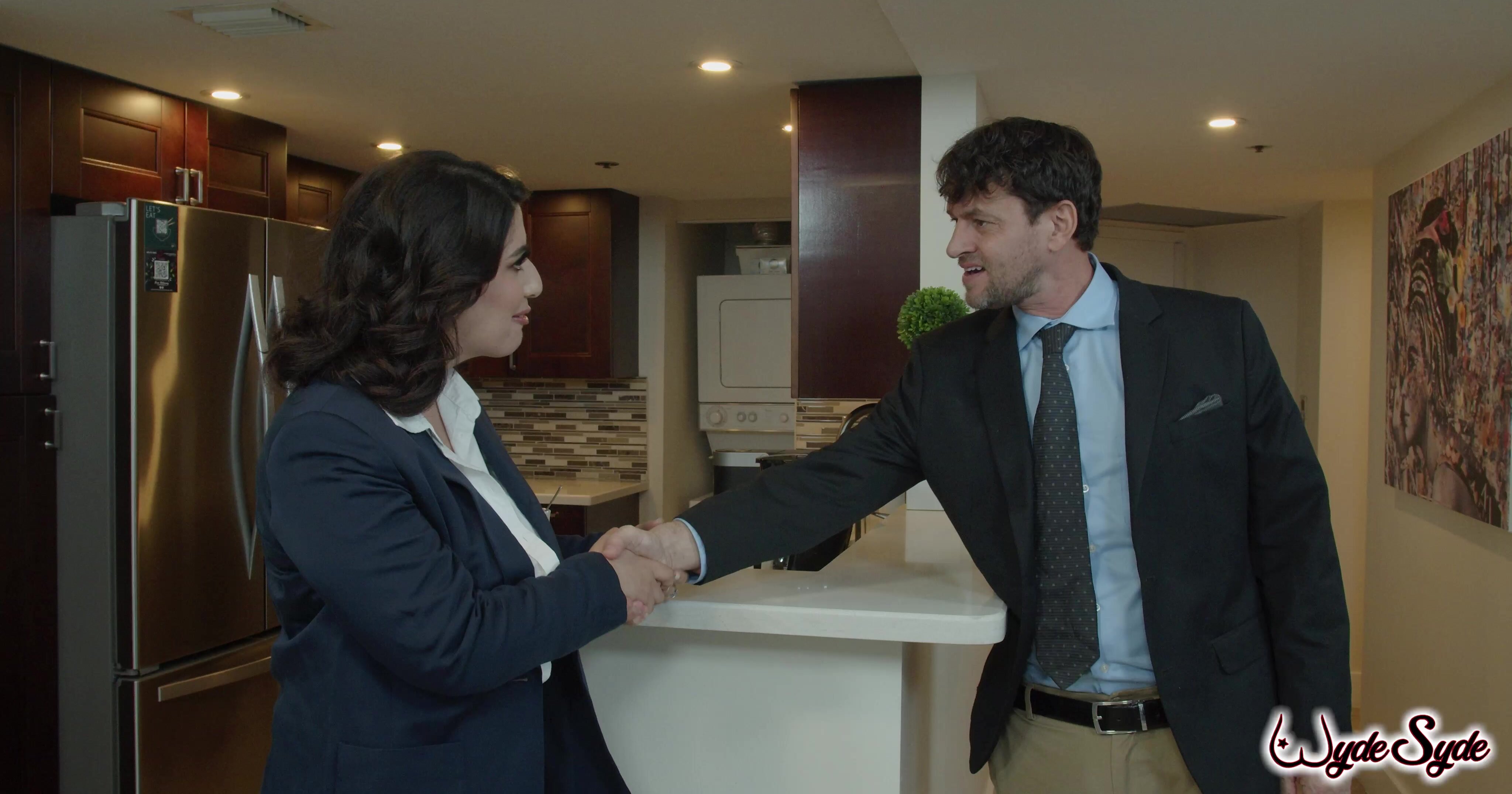 Principal Busting On Big Tits