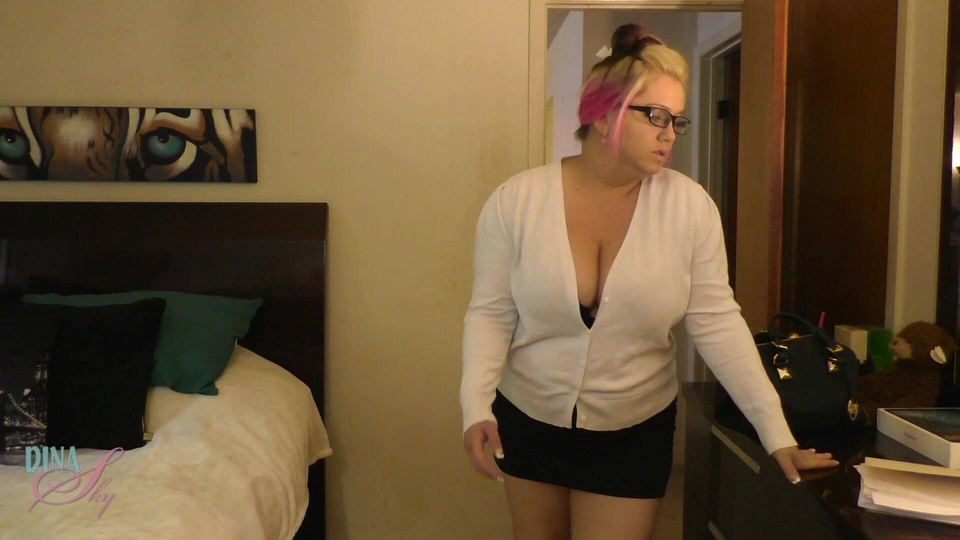 Dina Sky - step-Mom Caught by step-Son, Anal