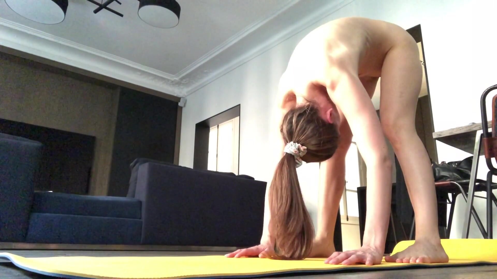 Stella Cox - OnlyFans - Naked Yoga masturbation with orgasm