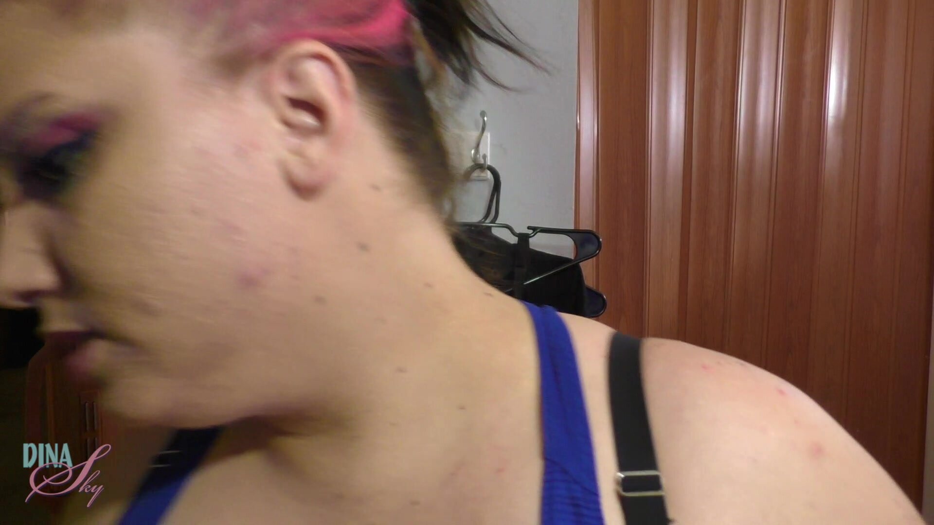 Dina Sky - Tease & Cheat in Dressing Room