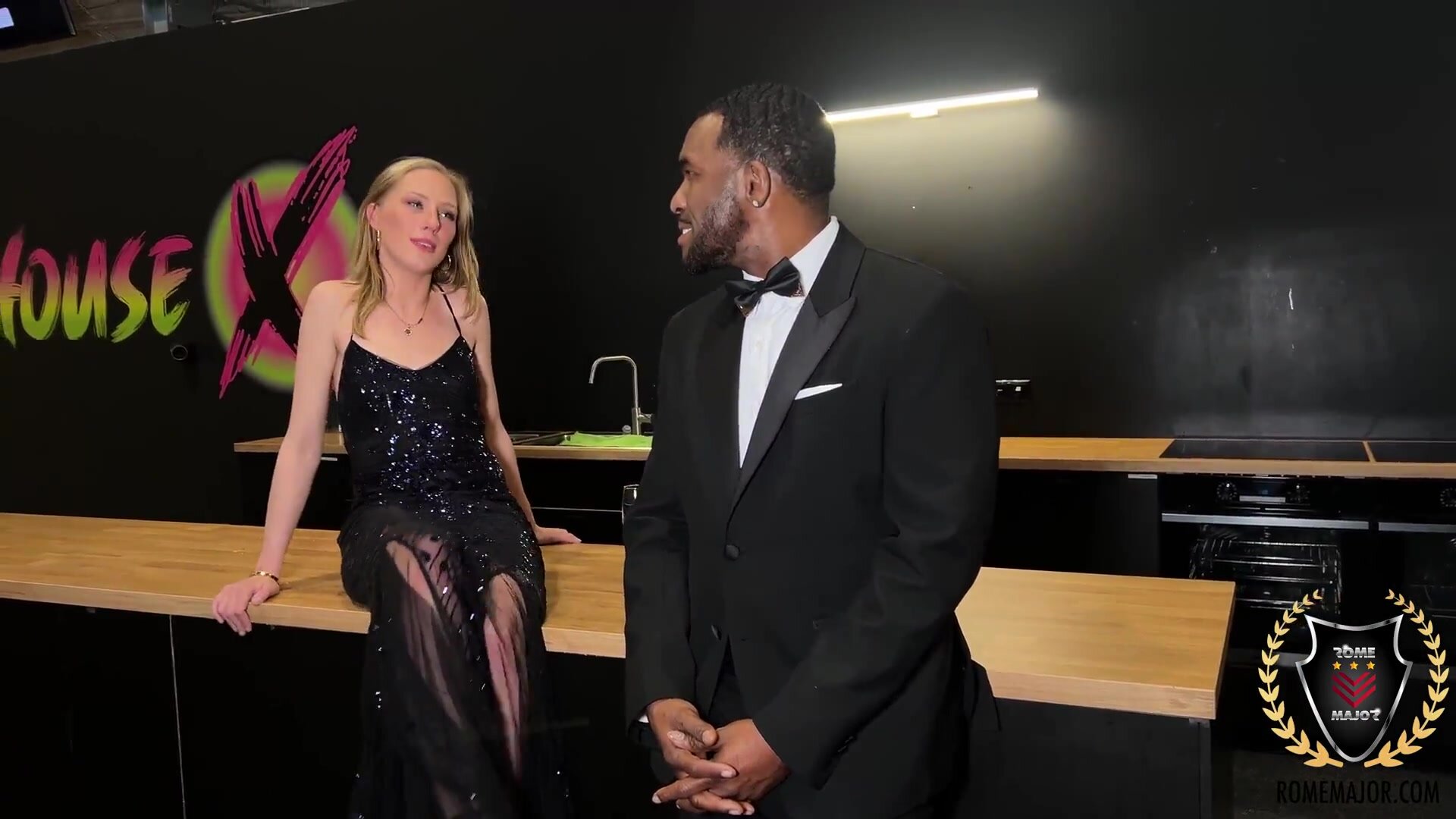 Hailey Haze and Rome Major – Mouthful Of Cum At The Gala