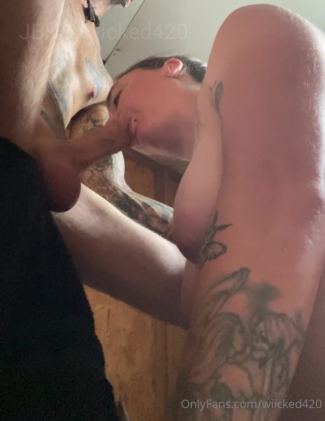 Wiicked420 - Annndddd Here Is a Bad Ass Angle Showing Her Sexy Mouth Eating the Dick up, Sloppy and Balls Deep Cum