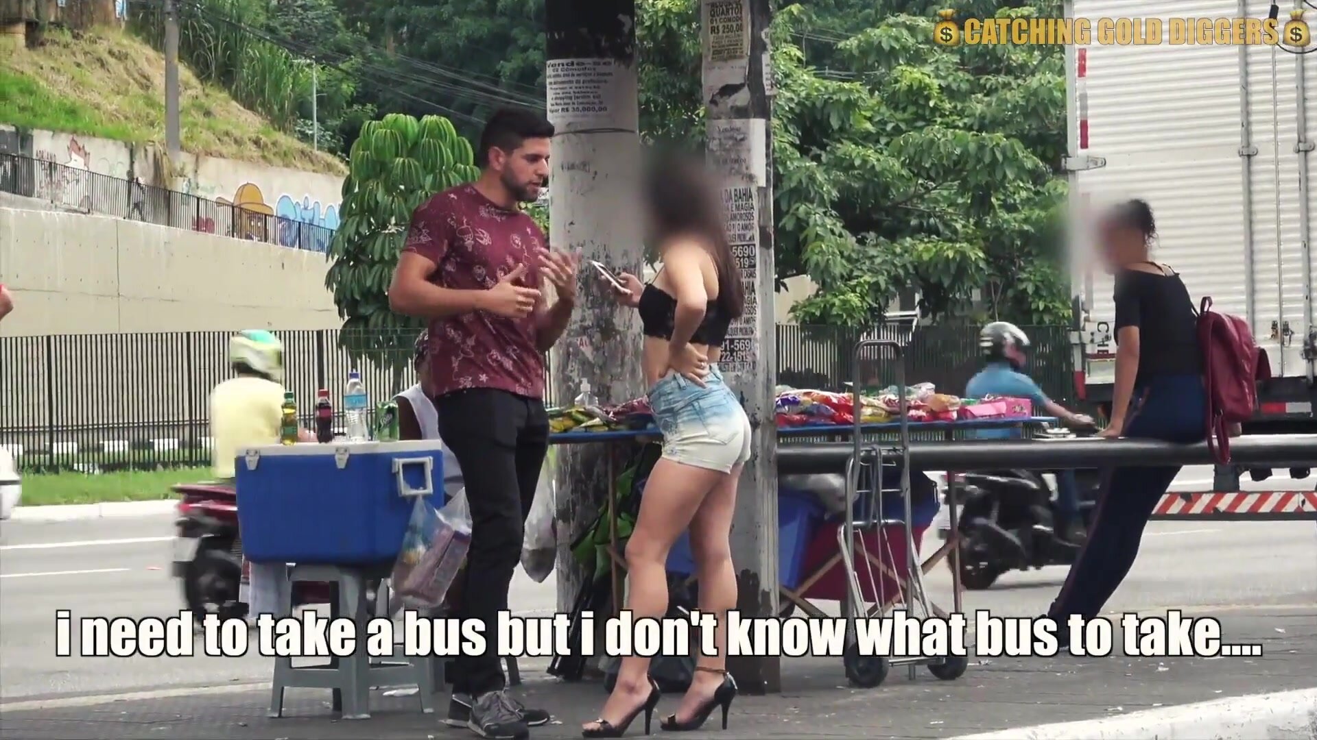 Brazilian Gold Digger Teen is Shown no Mercy