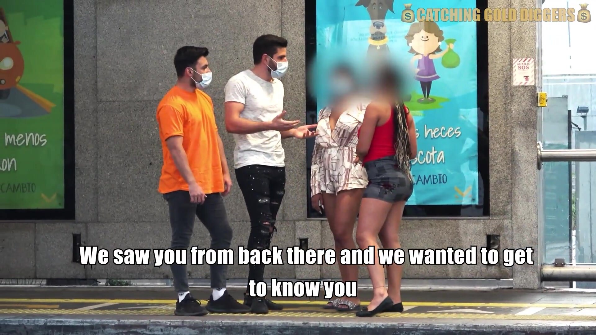 Two Hot Mexican Teens Picked up from the Bus Stop to have a Unforgettable FOURSOME