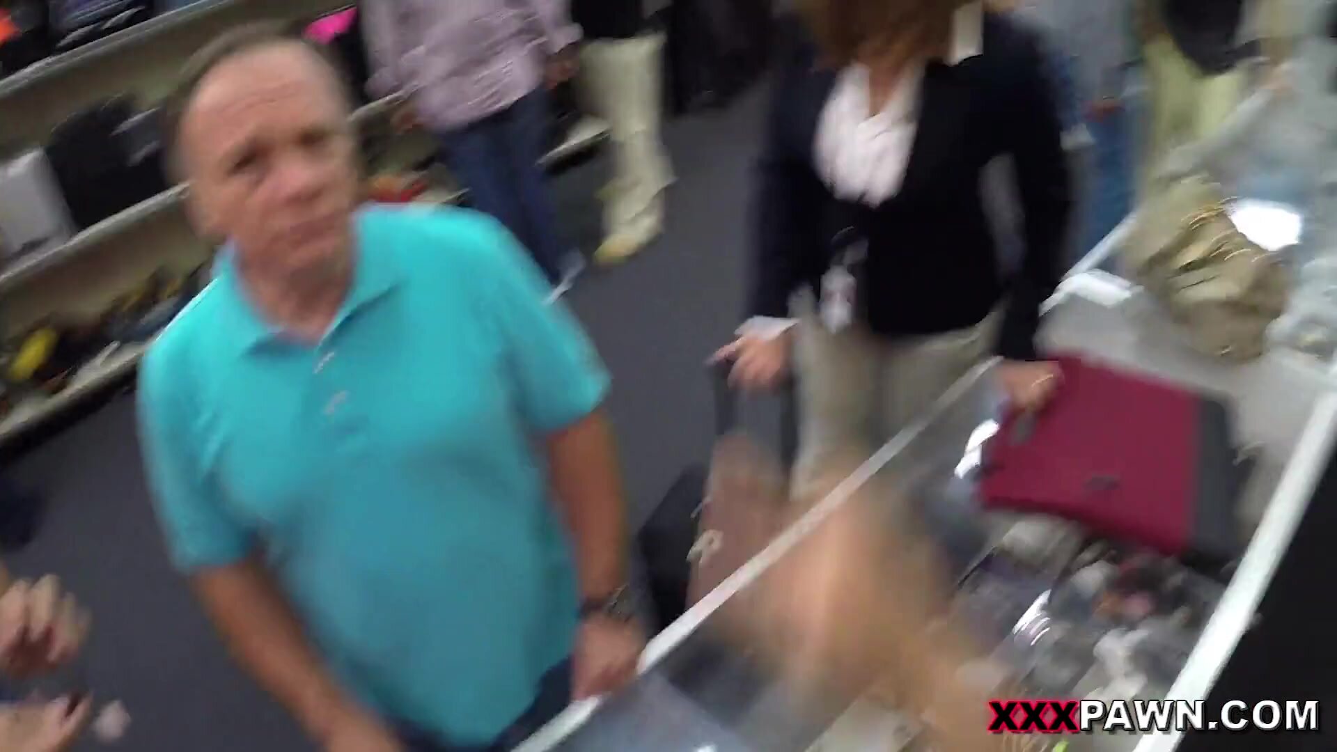 Foxy Business Lady Gets Pawned