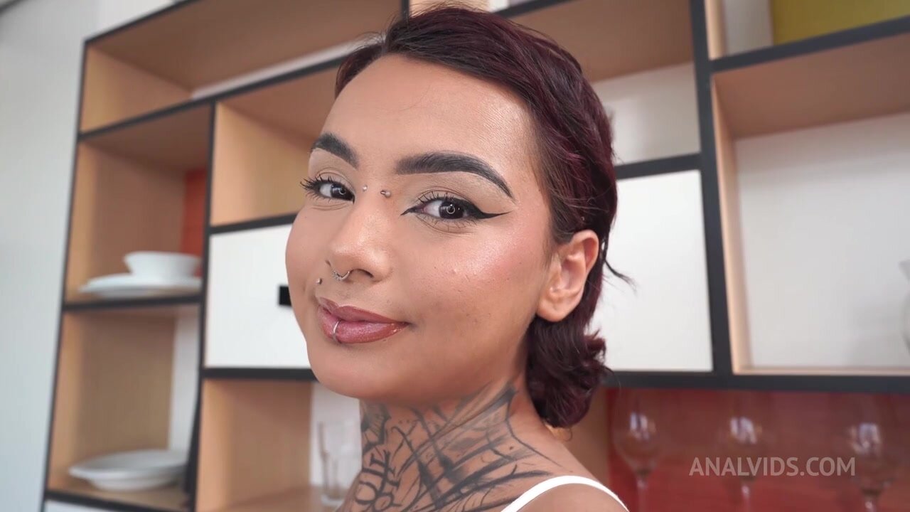 Brazilian Amazonian cutie, Annie Clementina introduced & gets fucked by big black cock (Anal, ATM, 0% pussy, gape, dirty talk, Alt, interview) OB507