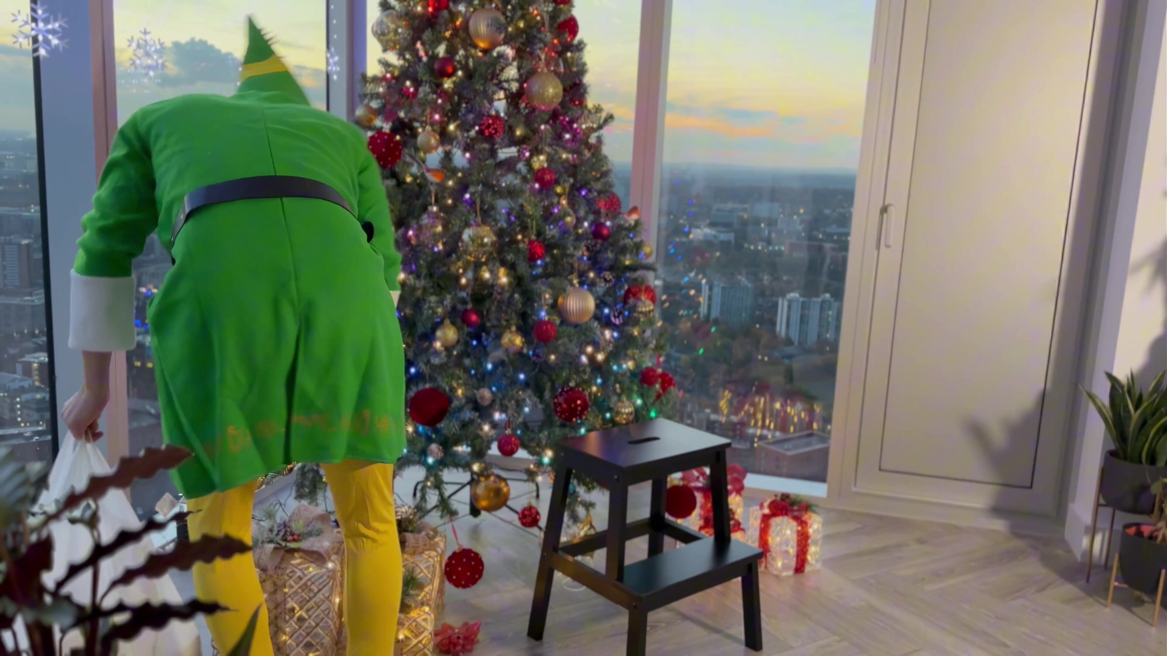 Yasmina khan - Naughty elf gets punished for stealing