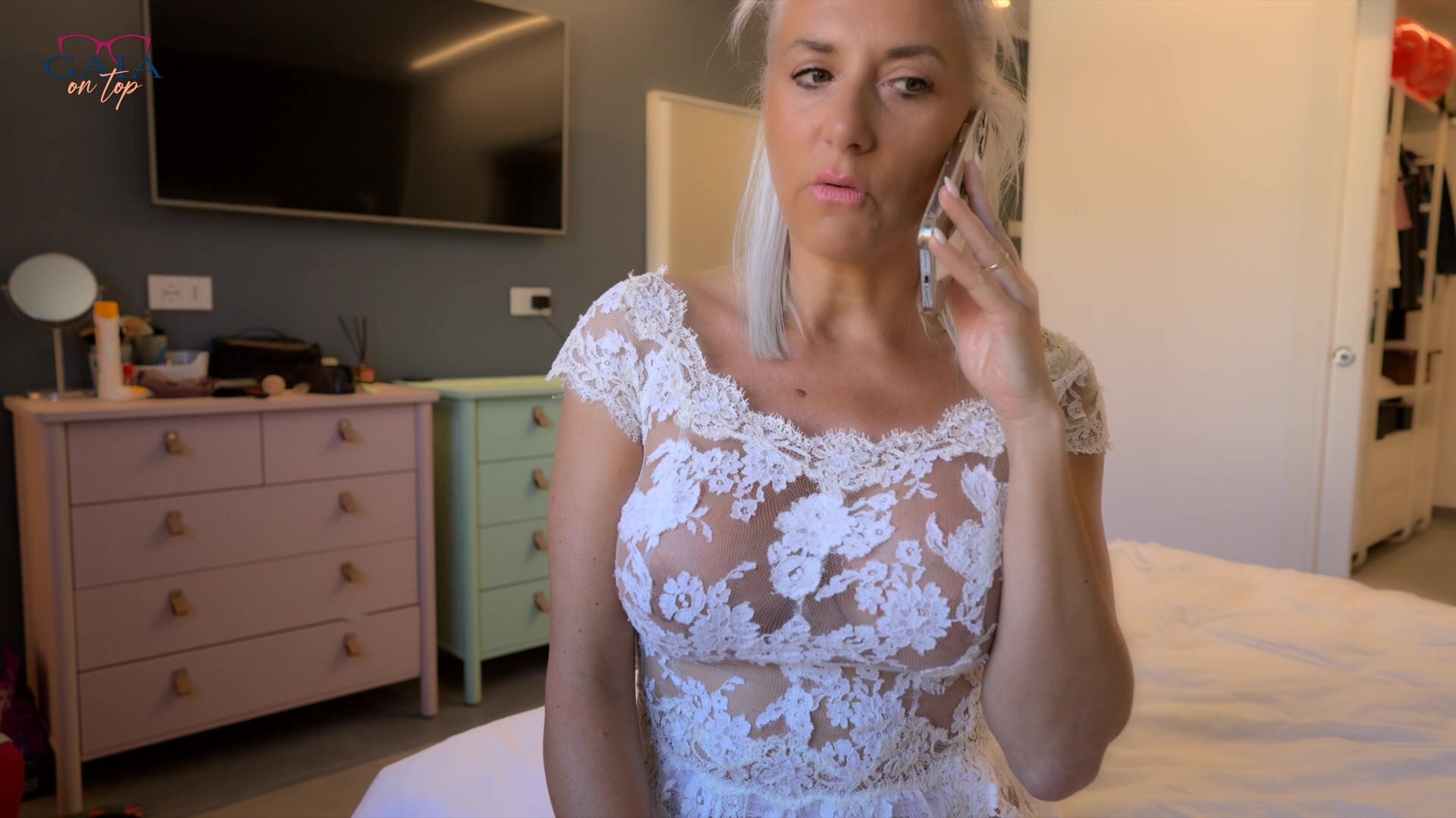 GaiaOnTop - The Temptation of the MILF Bride; no Church, just Hard Fetish Sex with the Priest