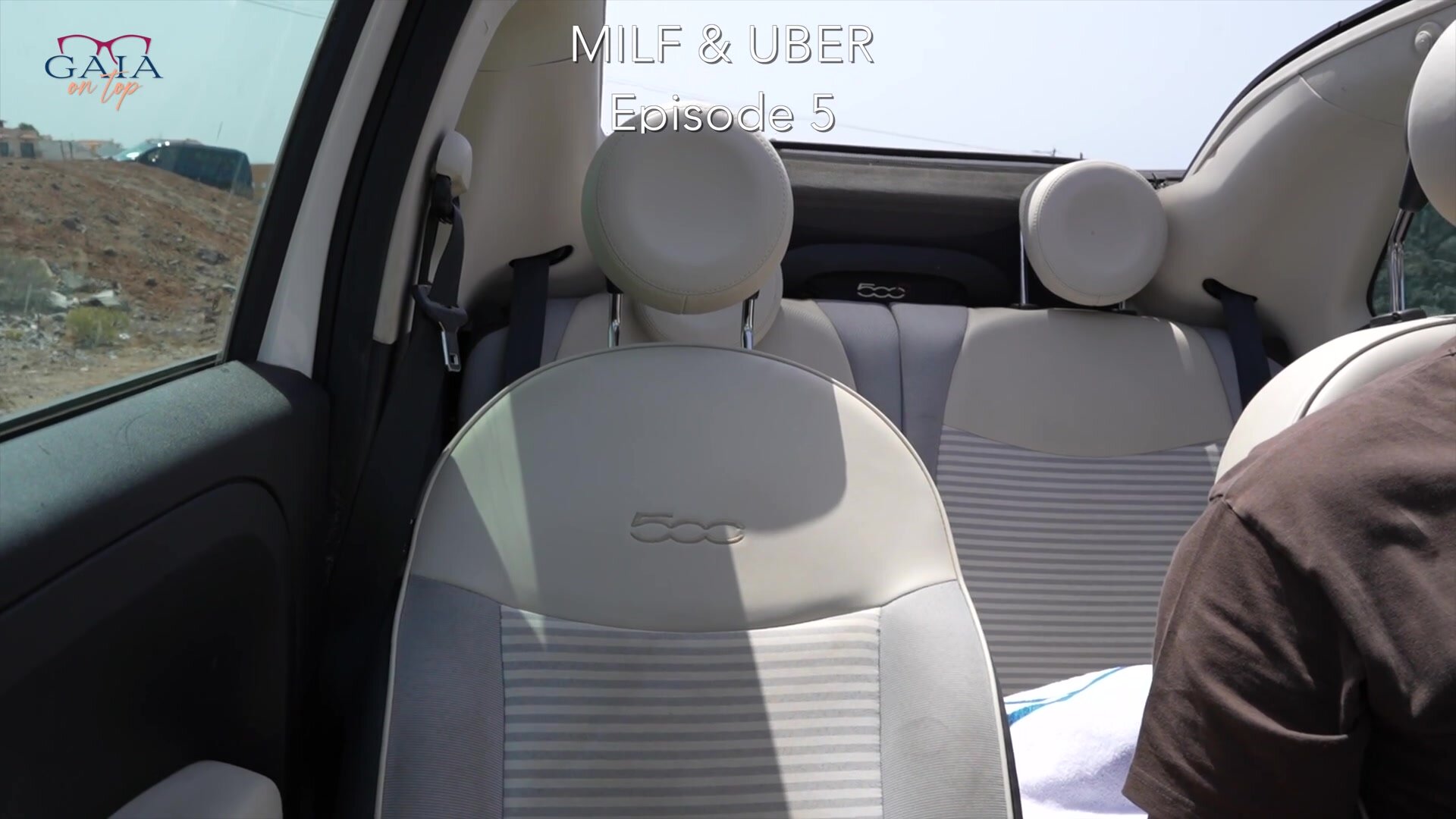 GaiaOnTop - Uber Ride Turned Wild; MILF Fucks Driver while Mastering the Gear Stick!