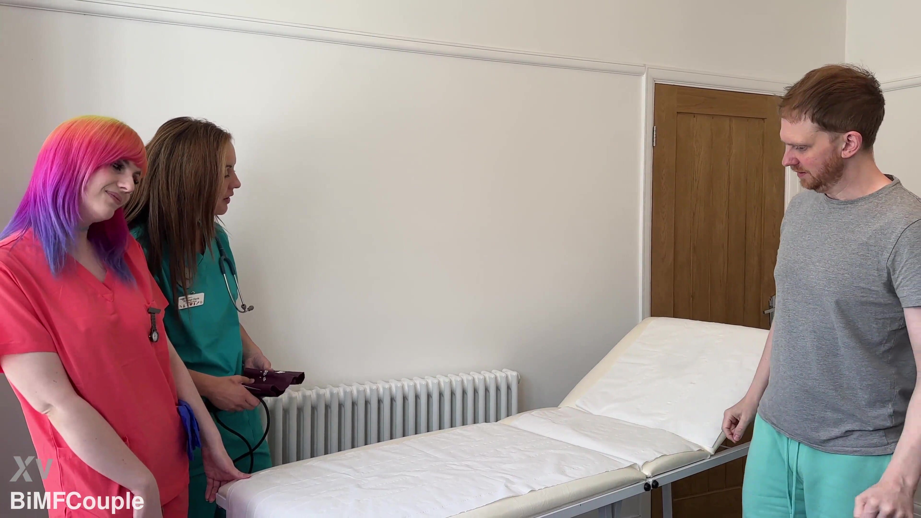 Kayleigh Davis Sexy Nurses Can't Resist Patient's Cock