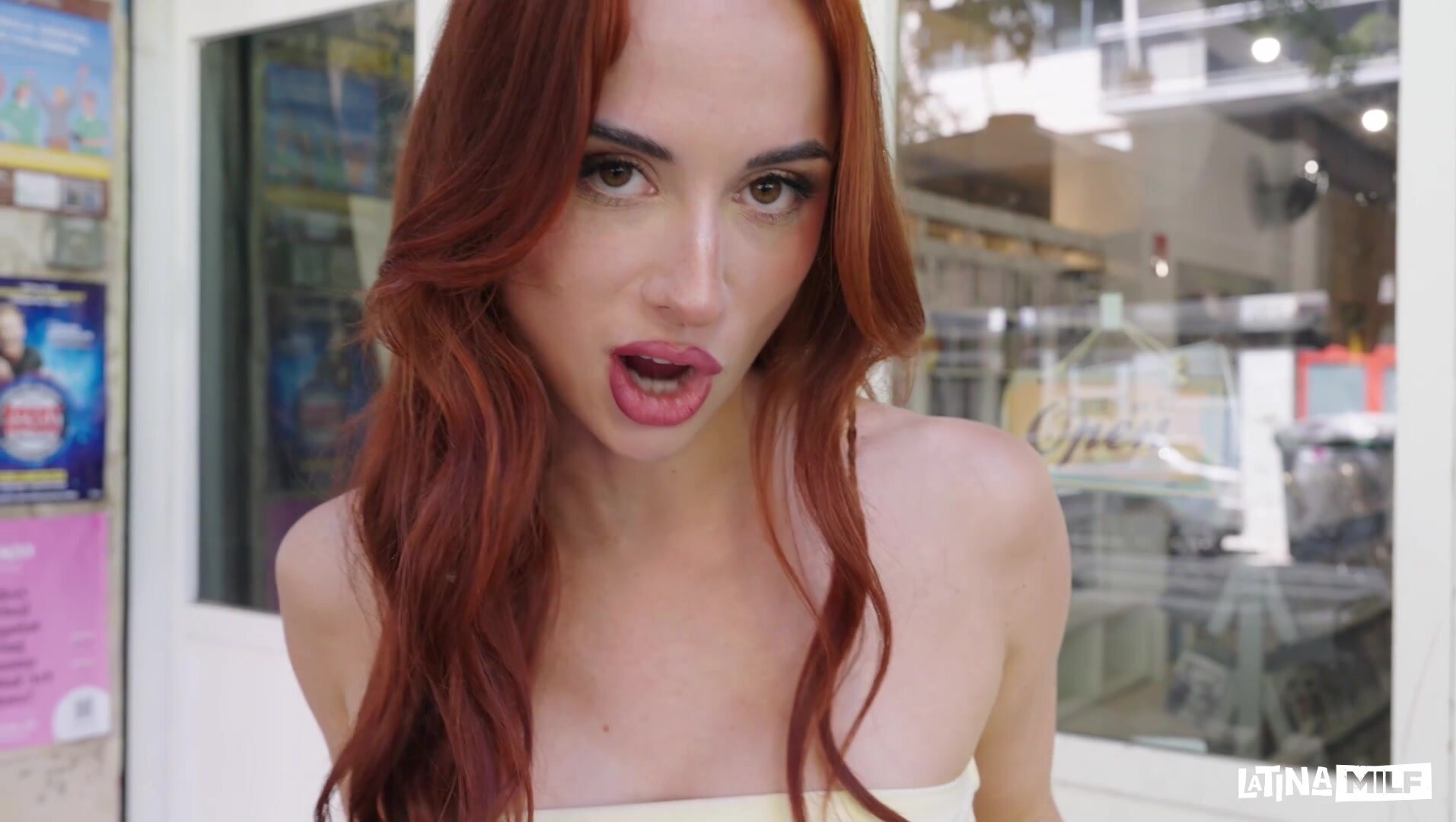 LatinaMILF - Audrey Reid Video Store Browsing For Big Dick