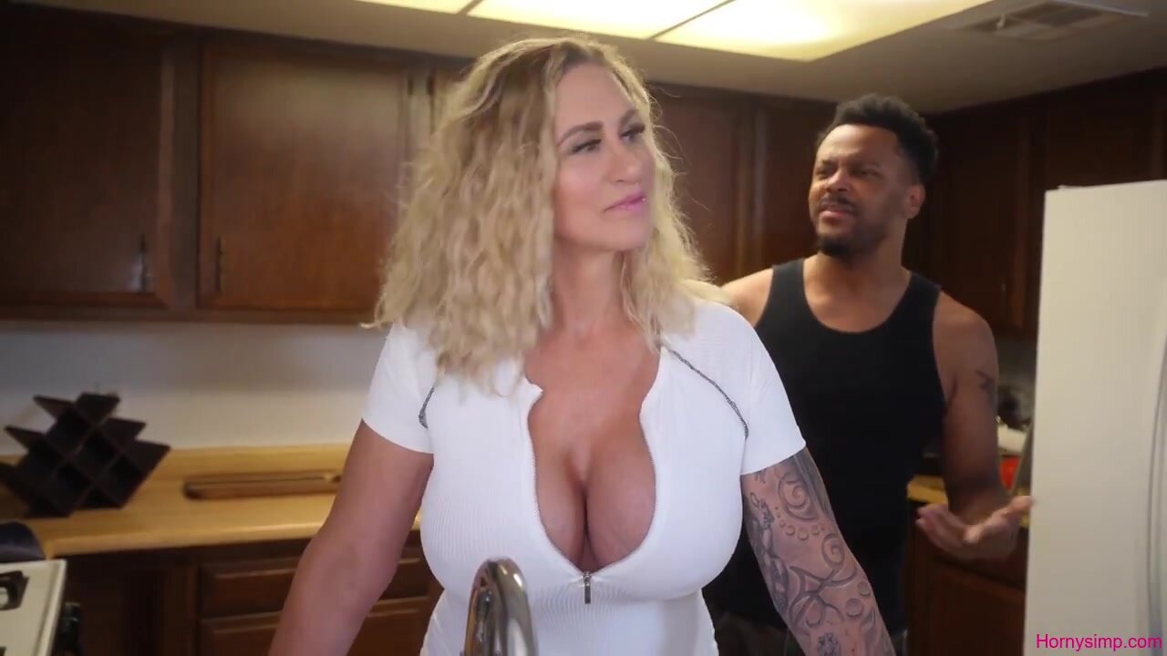 Ryan Conner - Blonde Step Mom Huge Ass Destroyed By BBC In Kitchen