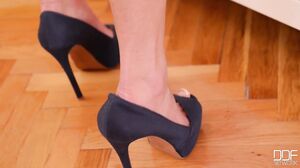 Azure Storm - Amazon in Heels in HD