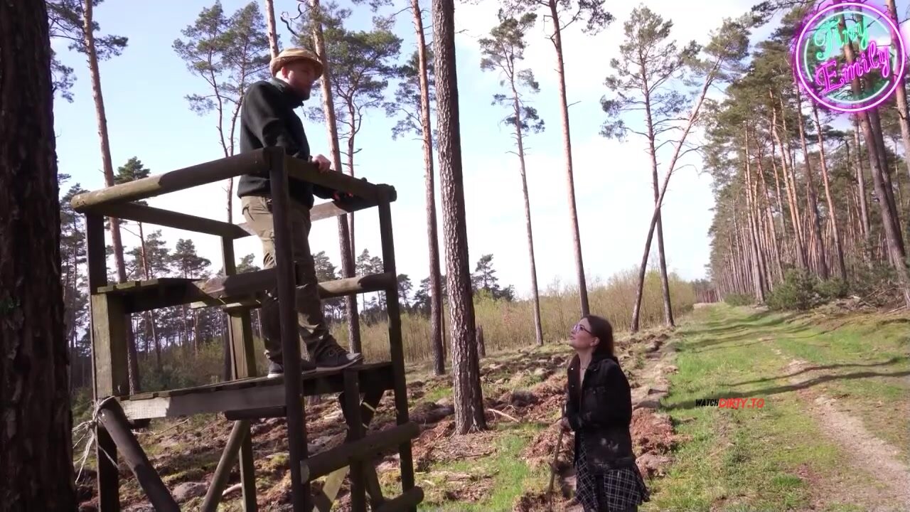 Mit VÖGELN kenn ich mich aus ;) ! AO auf dem Hochsitz mit TinyEmily