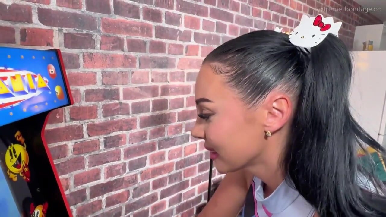 Mila Amora gamer girl grabbed and fucked by intruder
