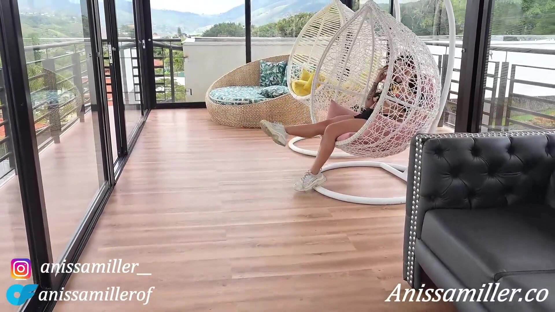 AnissaMiller1 - Horny and Big Ass Babe Anissamiller Fucks her Stepbrother and Gets her Face Filled with Cum